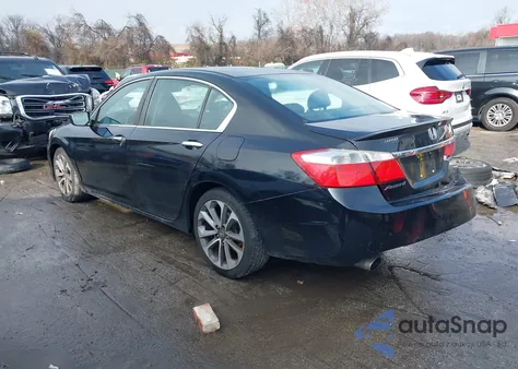 2013 Honda Accord Sport from USA, damaged, VIN 1HGCR2F5XDA124909